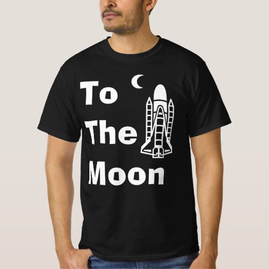 Auf den Mond T - Shirt (Vorderseite)