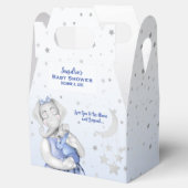 Auf den Mond und die hintere Elefantenjunge Dusche Geschenkschachtel (Geöffnet)