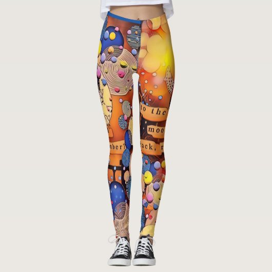 Auf den Mond und die Leggings (Vorderseite)