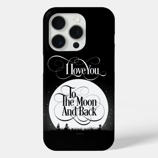 Auf den Mond und zurück Case-Mate iPhone Hülle (Rückseite)