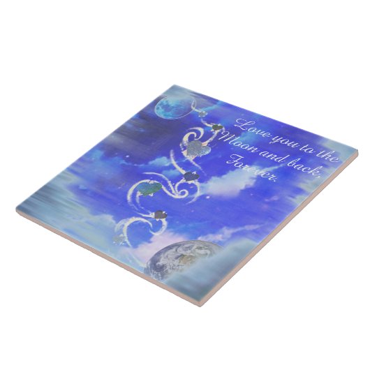 Auf den Mond und zurück Fliese (Seite)