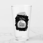 Auf den Mond und zurück Glas (Vorderseite)