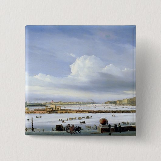 Auf den Neva fahren, 1854 Button (Vorderseite)