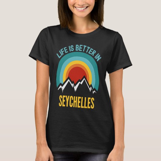 auf den Seychellen T-Shirt (Vorderseite)