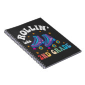 Auf den Skate "Roller" der zweiten Klasse umsteige Notizblock (Rechte Seite)