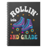 Auf den Skate "Roller" der zweiten Klasse umsteige Notizblock (Vorderseite)