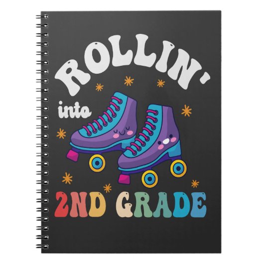 Auf den Skate "Roller" der zweiten Klasse umsteige Notizblock (Vorderseite)