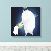 Auf den Sternen 2013 Leinwanddruck (Insitu (Holzboden))