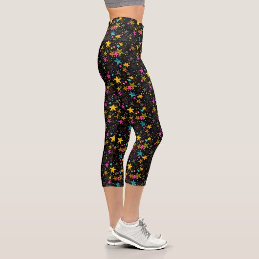 Auf den Sternen wünschen Capri Leggings (Rechts)