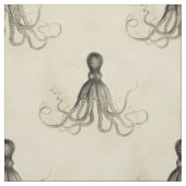 Auf den Strand gesetzte Krake Stoff (Muster)