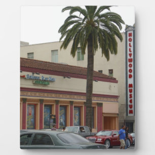 Auf den Straßen des Hollywood Boulevard Fotoplatte