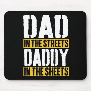 Auf den Straßen Papa in den Blättern Vater39 Tag Mousepad