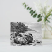 Auf den Ufern von Loch Ness mit dem Monster Postkarte (Stehend Vorderseite)