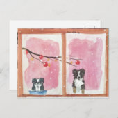 auf den Weihnachtsmann Postkarte (Vorne/Hinten)