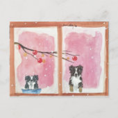 auf den Weihnachtsmann Postkarte (Vorderseite)