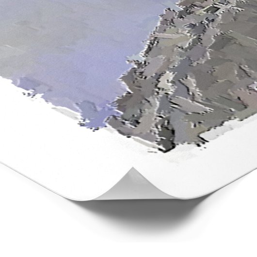 Auf der Aero-Bars-Malerei Poster (Ecke)