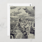 "Auf der Air Show" Postkarte (Vorne/Hinten)