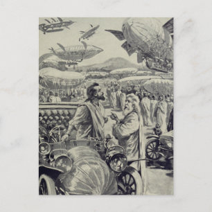 "Auf der Air Show" Postkarte