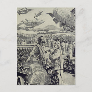 "Auf der Air Show" Postkarte