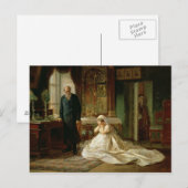 Auf der Altar der 1870er Postkarte (Vorne/Hinten)