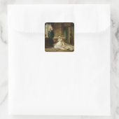 Auf der Altar der 1870er Quadratischer Aufkleber (Tasche)