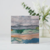 Auf der anderen Seite der Bay Flat Card (Stehend Vorderseite)