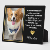 Auf der anderen Seite der Rainbow Bridge Gold Pet  Fotoplatte (Seite)