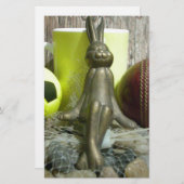 Auf der anderen Seite Pitch & Crease: Fußball-Cric Briefpapier (Vorne/Hinten)