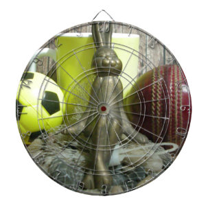 Auf der anderen Seite Pitch & Crease: Fußball-Cric Dartscheibe