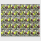 Auf der anderen Seite Pitch & Crease: Fußball-Cric Geschenkpapier (Flach)