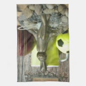 Auf der anderen Seite Pitch & Crease: Fußball-Cric Handtuch (Vertikal)