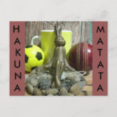 Auf der anderen Seite Pitch & Crease: Fußball-Cric Postkarte (Vorderseite)