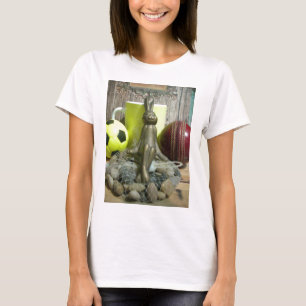 Auf der anderen Seite Pitch & Crease: Fußball-Cric T-Shirt