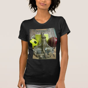 Auf der anderen Seite Pitch & Crease: Fußball-Cric T-Shirt