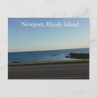Auf der anderen Straßenseite von Newport, Rhode Is Postkarte
