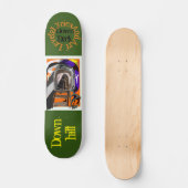 Auf der Anhöhe gedrucktes Skateboarddeck (Vorderseite)