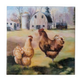 Auf der Bauernhof-Fliese Fliese (Vorderseite)