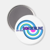 Auf der Borderline-Logo-Seite Magnet (Vorderseite/Rückseite)