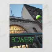 Auf der Bowery Postkarte (Vorderseite)