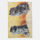 Auf der Cat Show, Louis Wain Geschirrtuch (Vertikal)