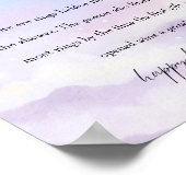 Auf der Cloud 9 Ring Hunt Game Brautparty Sign Poster (Ecke)