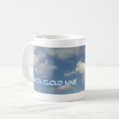 Auf der Cloud Nine Panoramaffee Tasse (Vorderseite Links)