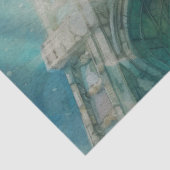 Auf der Dekoupage des Ozeans Seidenpapier (Detail)