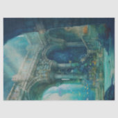 Auf der Dekoupage des Ozeans Seidenpapier (Vorderseite)