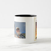 Auf der der Rand-Abdeckung der Wüste - Foto beider Zweifarbige Tasse (Mittel)