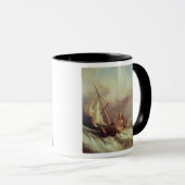 Auf der Dogger Bank 1846 Tasse (VorderseiteRechts)