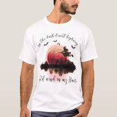 Auf der Dunklen Wüste Highway Hexenmond T-Shirt (Vorderseite)