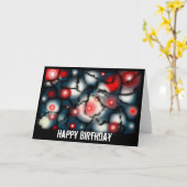 Auf der Edge Birthday Card Karte (Gelbe Blume)