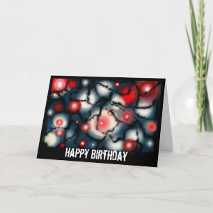 Auf der Edge Birthday Card Karte