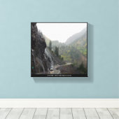 Auf der Edge Million Dollar Highway Colorado Leinwanddruck (Insitu (Holzboden))